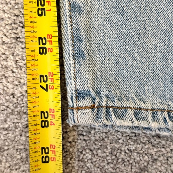 NWT AGOLDE Women’s Austin Mid Rise Slim in Lost 28” Inseam 100%‎ Cotton Size 32 - Picture 10 of 13